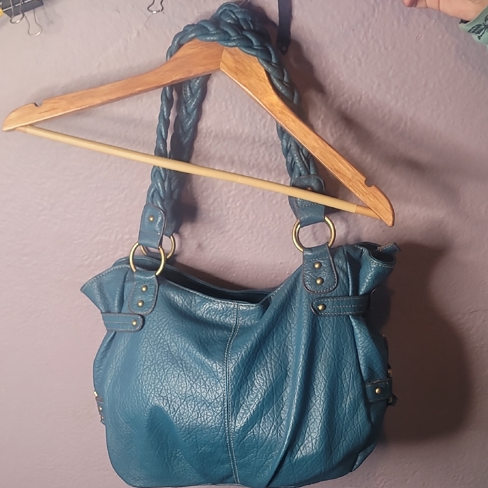 Elegant Blue Handbag